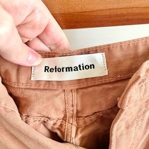 Reformation Straight Leg High Rise Pants Size 29